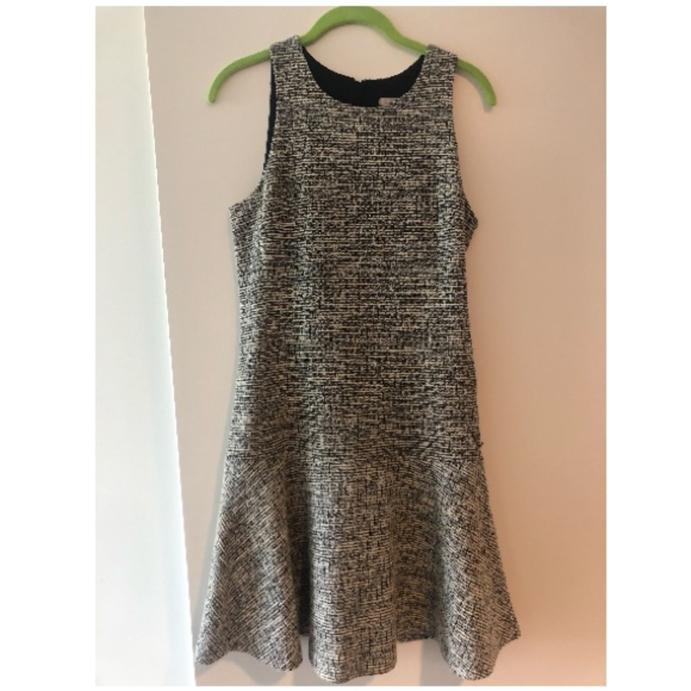 Tweed fit and flare dress